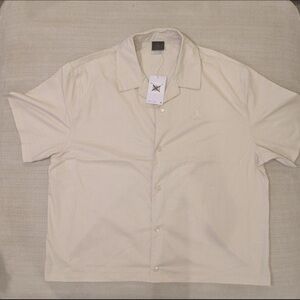 Jordan Cream Casual Button Down Shirt